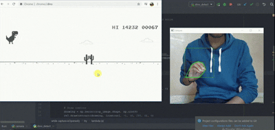 Gesture-Controlled Dino Game